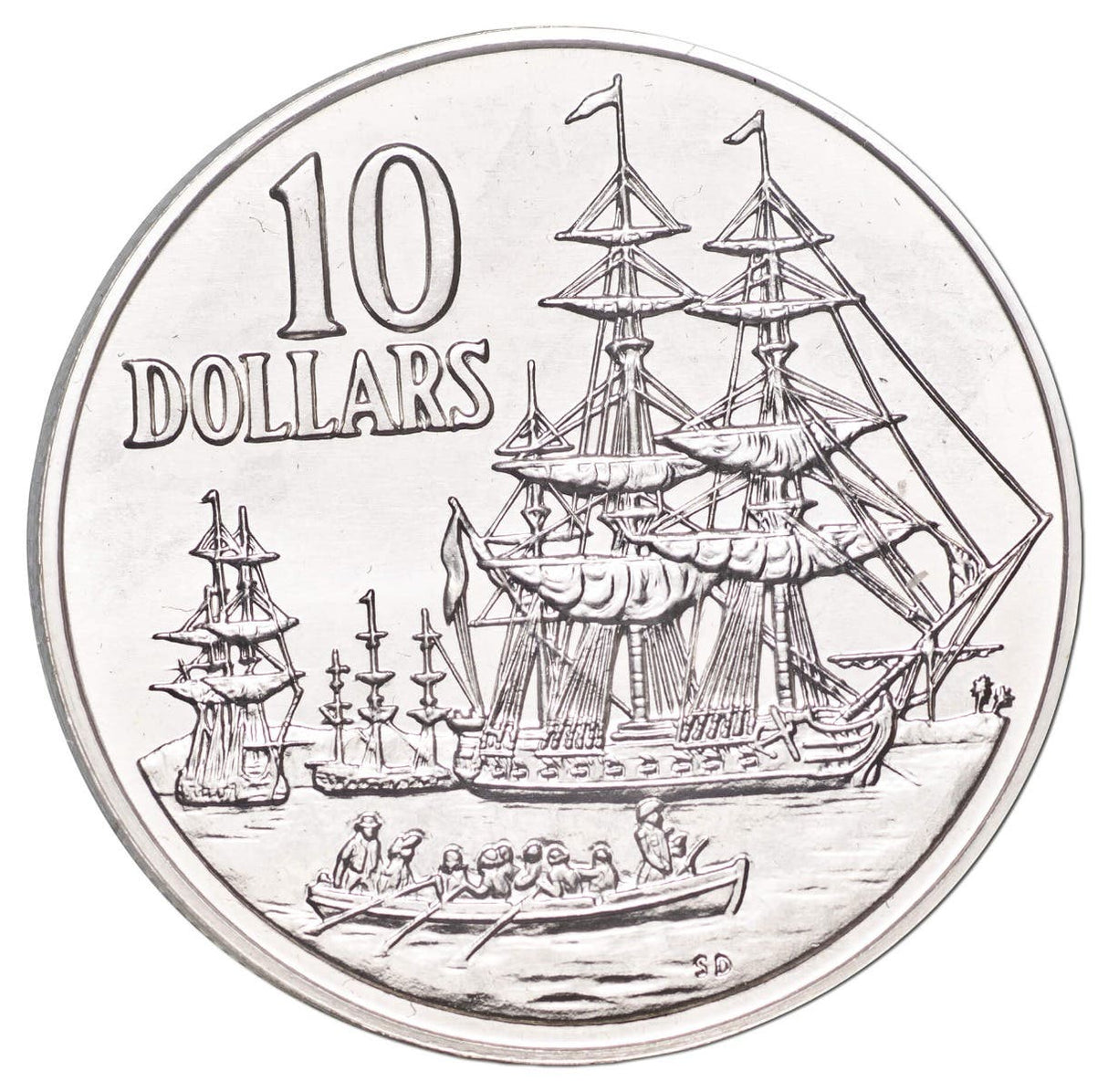 Australia 1988 $10 Bicentennial Silver Uncirculated Coin