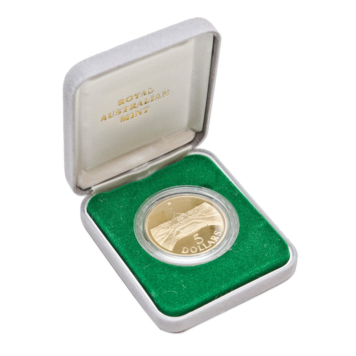 Australia Parliament House 1988 $5 Aluminium-Bronze Proof Coin