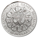 Australia Commonwealth Games 1982 $10 Silver Proof Coin