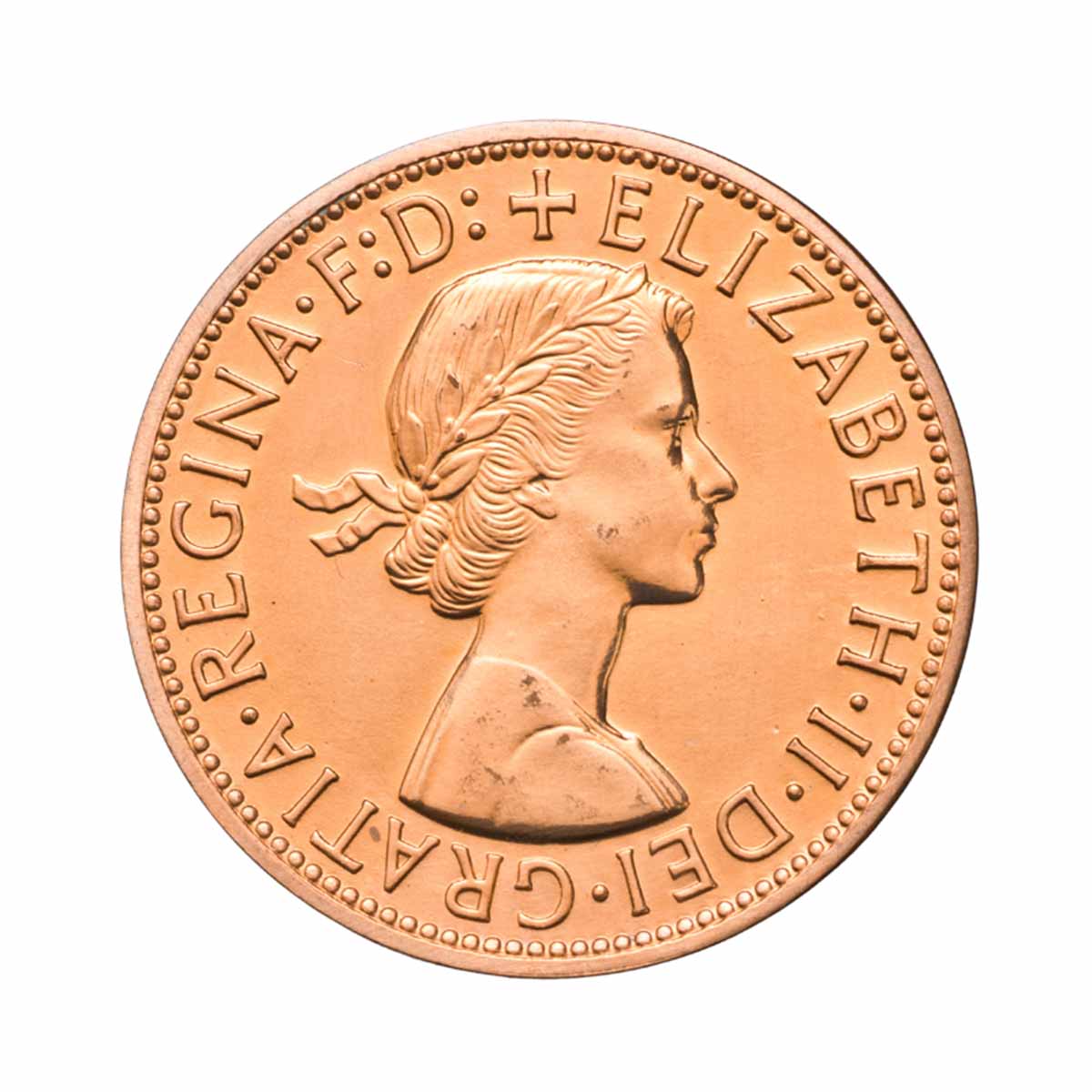 Australia Elizabeth II Perth Mint 1957 Penny Proof FDC