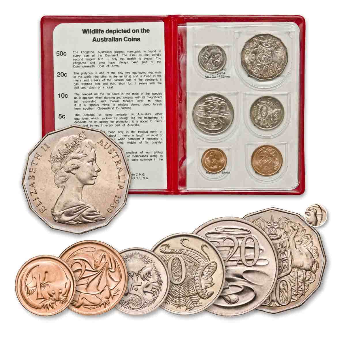 1980 Double Bar Mint Set