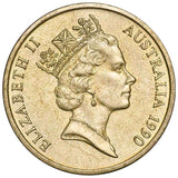 Australia ANZAC 75th Anniversary 1990 $5 Aluminium-Bronze Uncirculated Coin