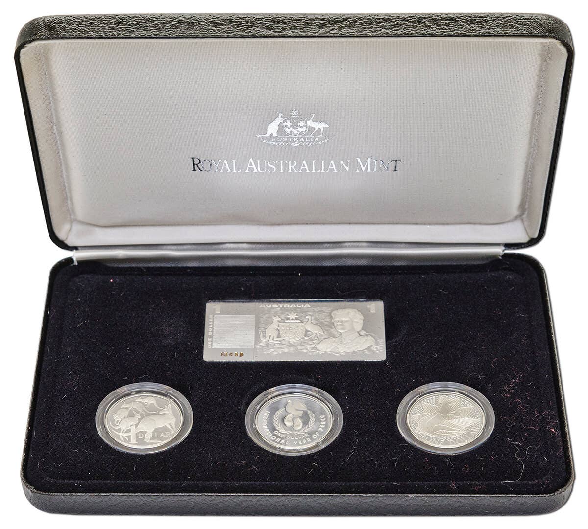 Australia 1990 $1 Masterpieces in Silver 4-Coin Proof Set – Downies ...