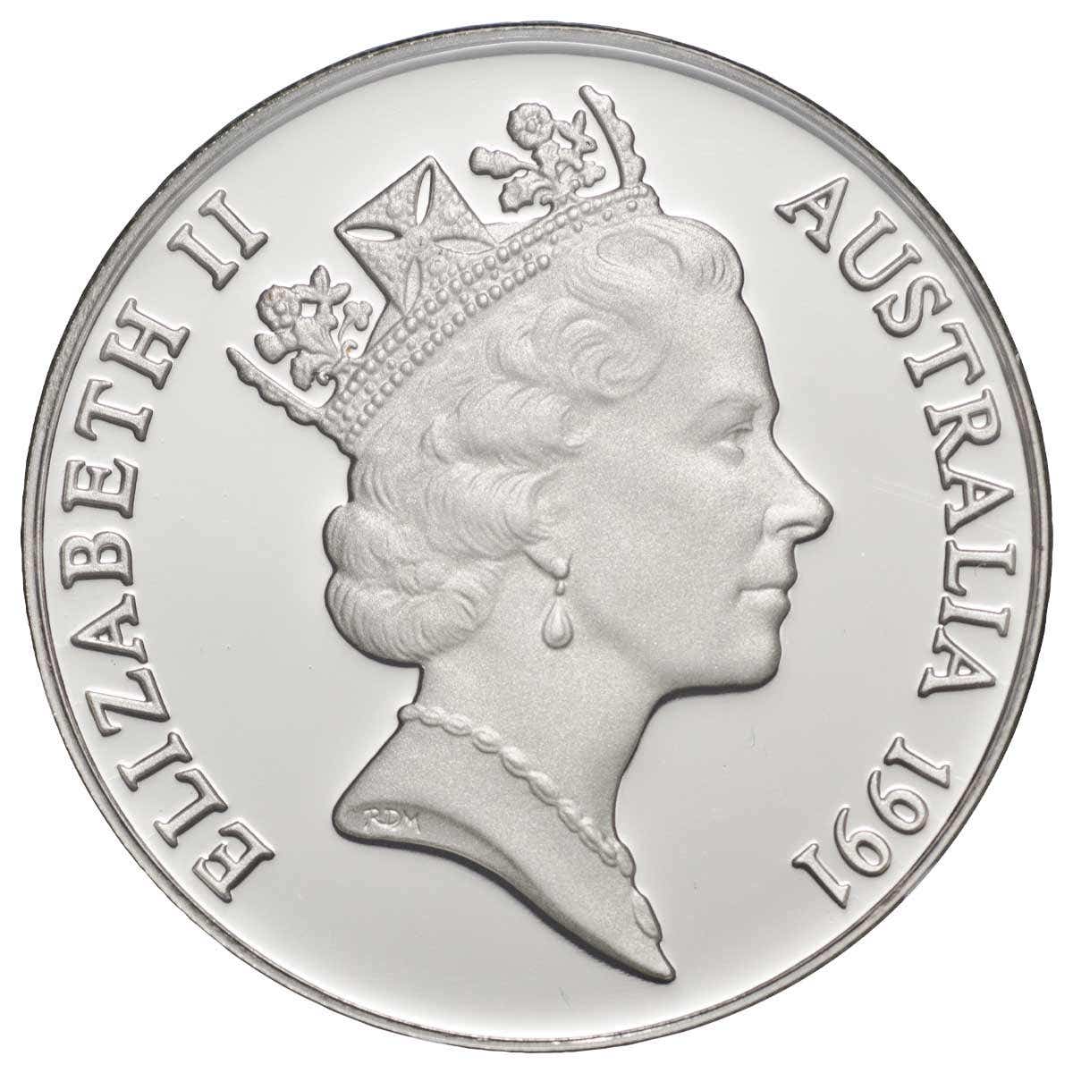 Australia Tasmania 1991 $10 Silver Proof Coin