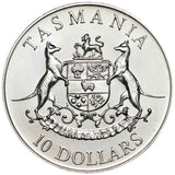Australia 1991 $10 Tasmania Silver Uncirculated Coin