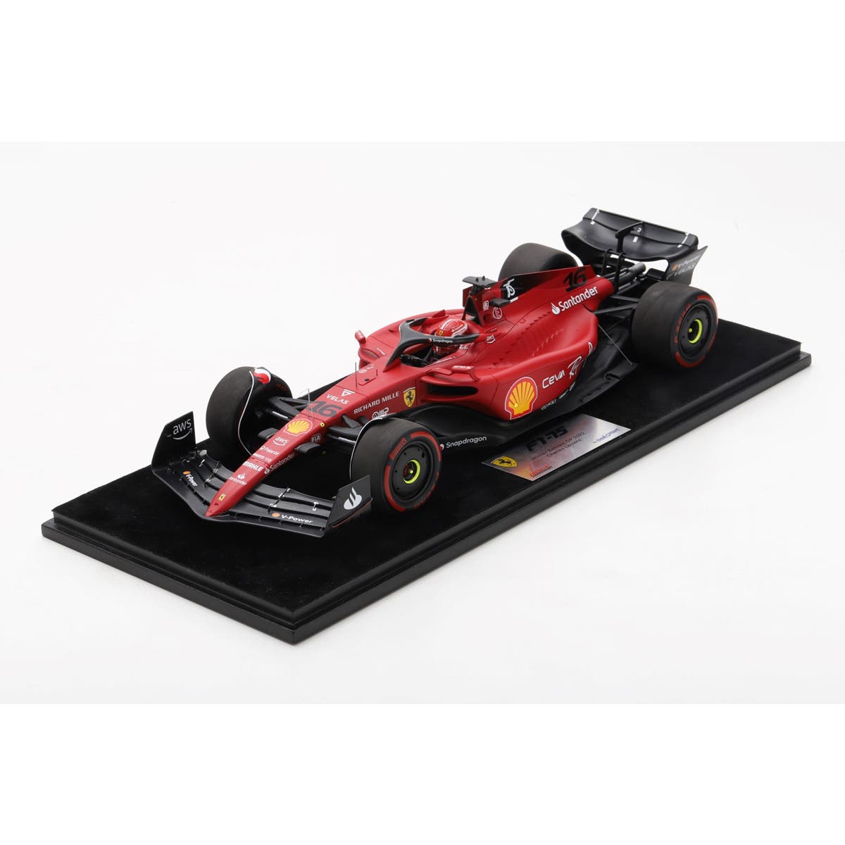 Ferrari F1-75 No.16 Winner Bahrain GP 2022 - Charles Leclerc - 1:18 Scale Resin Model Car
