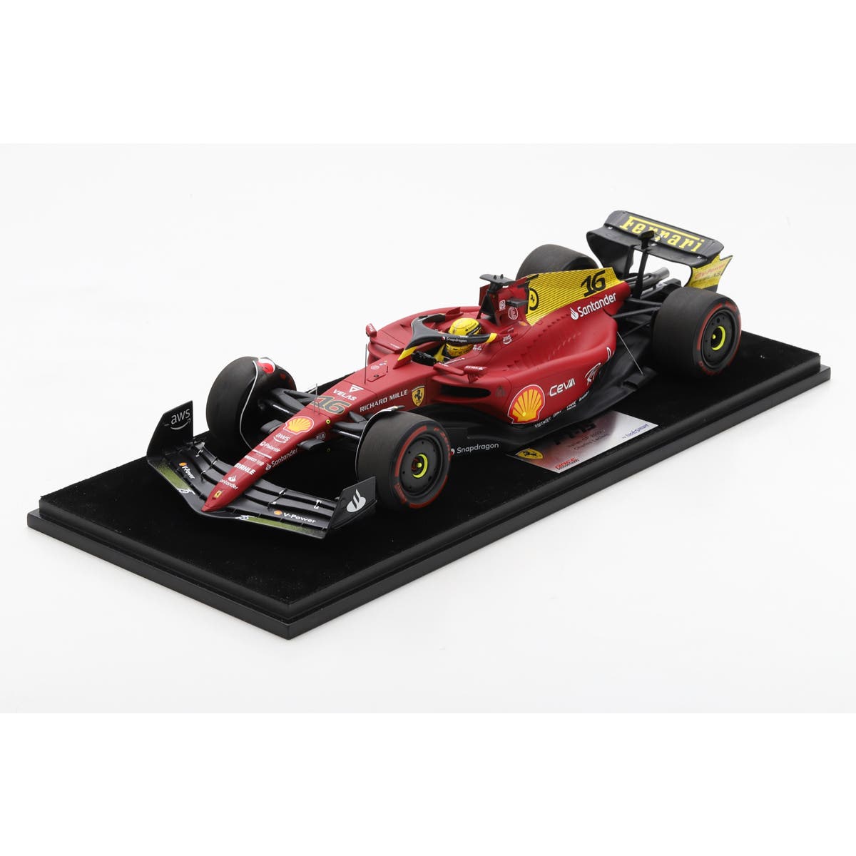 Ferrari F1-75 No.16 Italian GP 2022  - Charles Leclerc - 1:18 Scale Resin Model Car