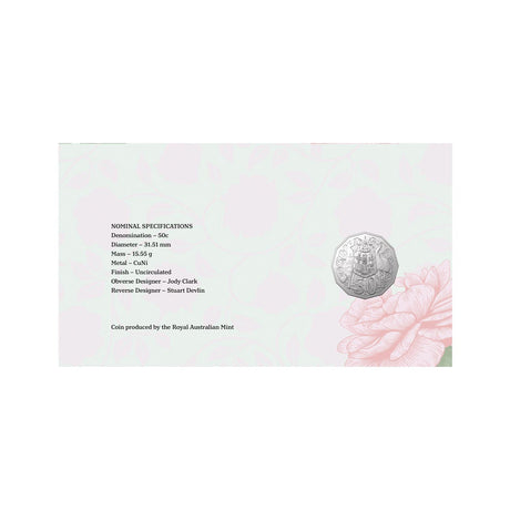 Queen Elizabeth II In Memoriam 2023 50c Stamp & Coin Cover