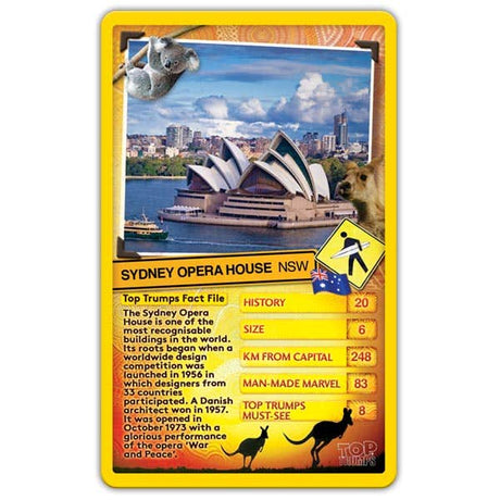 Australia Top Trumps Card Game