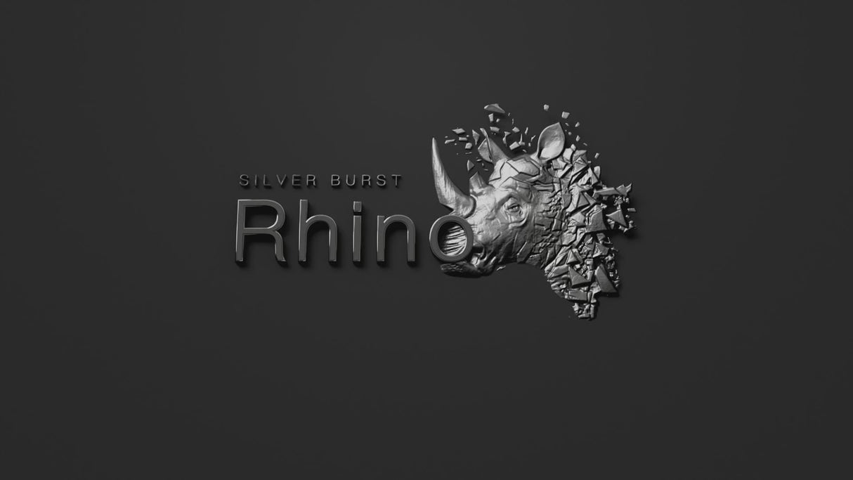 Silver Burst Rhino 2025 $20 3oz Silver Proof Coin