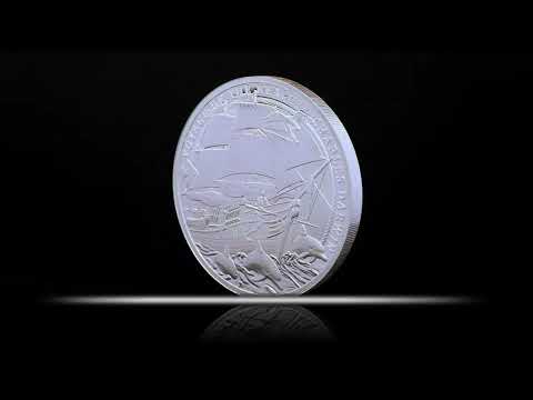 Charles Darwin & the Voyage of HMS Beagle 2025 $1 1oz Silver Proof Coin