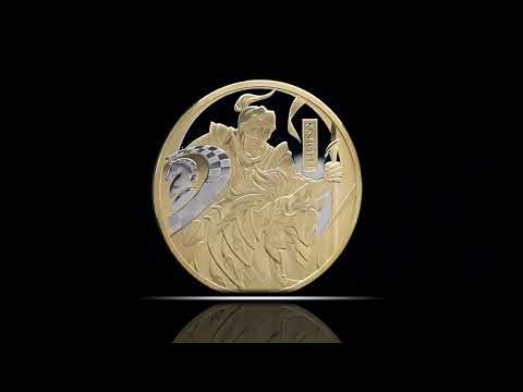 Chess Knight 2024 $100 1oz Platinum-plated Gold Proof