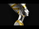 Nefertiti 2024 $10 Gold-plated 5oz Silver Matte Proof 3D Coin