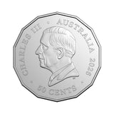 Australia Year of the Horse 2026 50c Tetradecagon Cu-Ni Stamp & Coin Cover