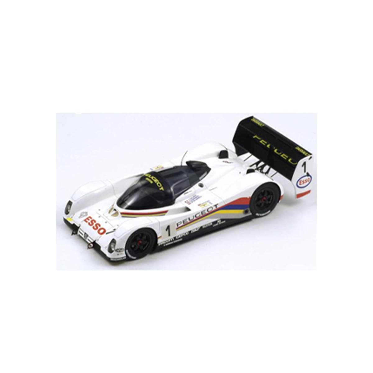 Peugeot 905 No.1 Winner 24H Le Mans 1992 - D. Warwick - Y. Dalmas - M. Blundell - With Acrylic Cover - 1:18 Scale Resin Model Car