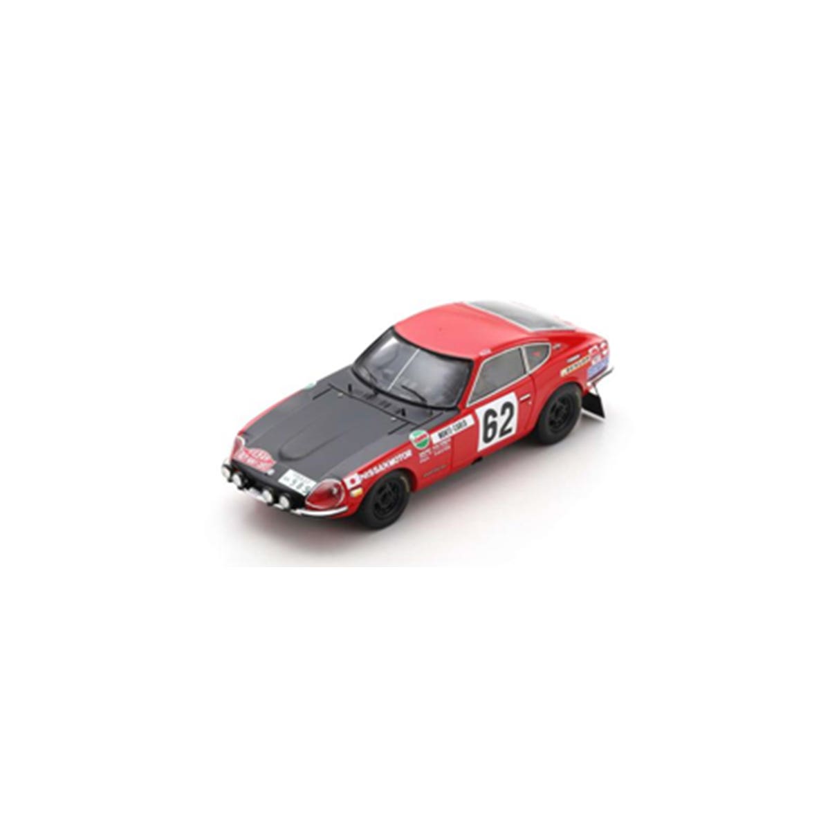 Datsun 240 Z No.62 Rally Monte Carlo 1971 - R. Aaltonen - P. Easter - 1:43 Scale Resin Model Car