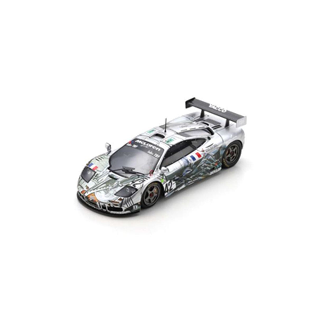McLaren F1 GTR No..42 Société BBA Compétition - 24H Le Mans 1995 - J-L. Maury-Laribière - M. Sourd - H. Poulain - 1:43 Scale Resin Model Car