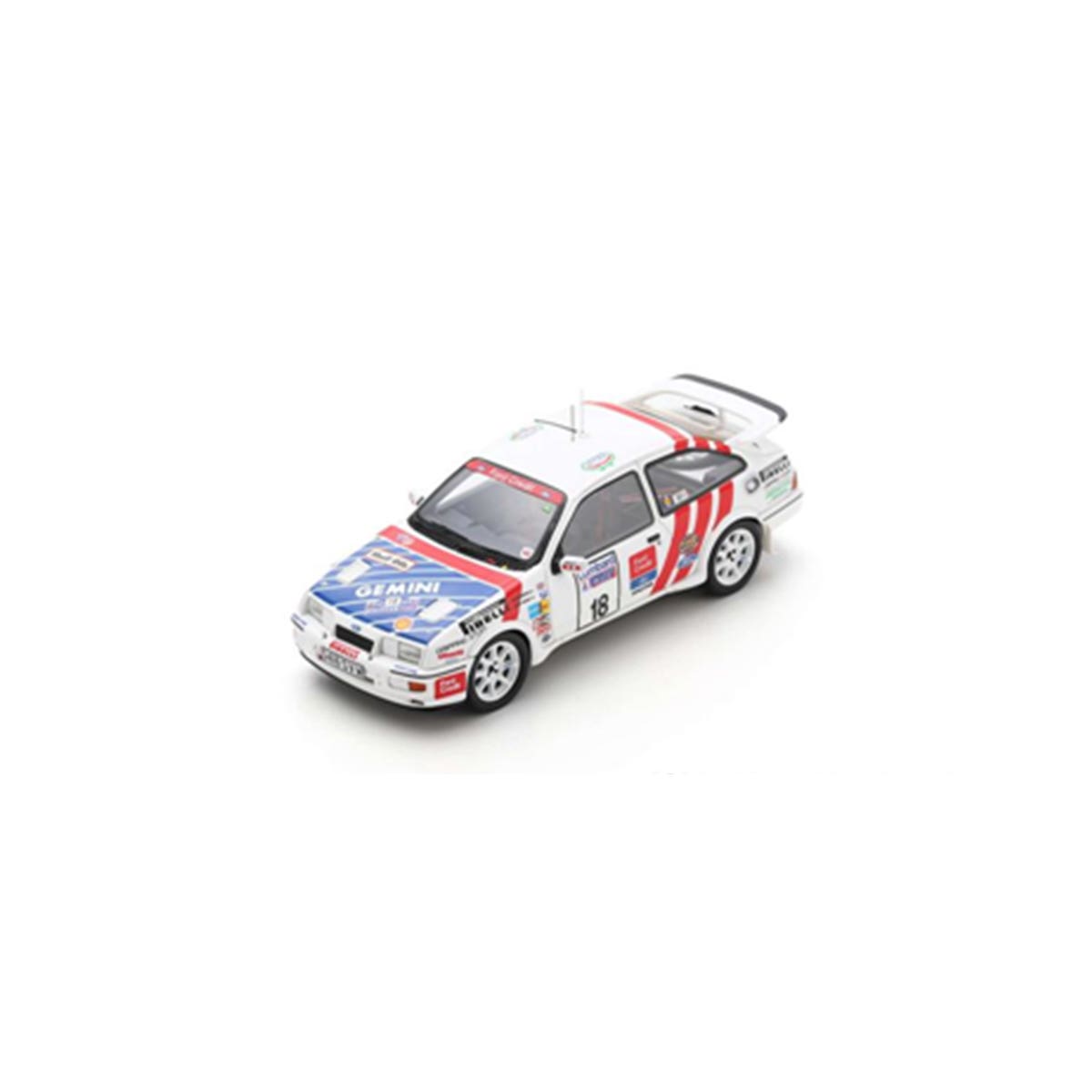 Ford Sierra RS Cosworth No.18 3rd Lombard RAC Rally 1987 - J. McRae - I. Grindrod - 1:43 Scale Resin Model Car