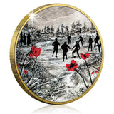 The Jacqueline Hurley War Poppy 'Peace for Christmas' Gold-plated Prooflike Commemorative