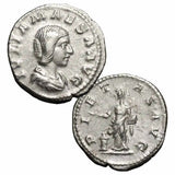 Roman Empire Julia Maesa 218-225AD Silver Denarius Fine-Very Fine