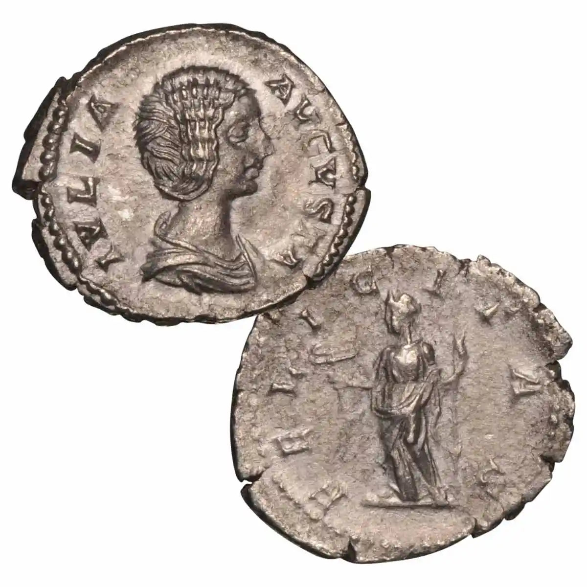 Roman Empire Julia Domna 193-217AD Silver Denarius Fine-Very Fine