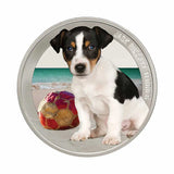 World Dogs Jack Russell Silver-plated Prooflike Commemorative