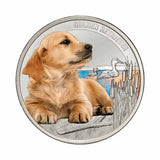 Golden Retriever Silver Prooflike Commemorative