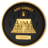 Ancient Egypt Black 2022 $1/2 Abu Gold-plated Colour Coin