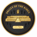 Ancient Egypt Black 2022 $1/2 Valley of Kings Gold-plated Coin