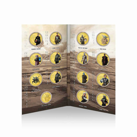 Mandalorian Gold-plated Prooflike Commemorative Complete Collection
