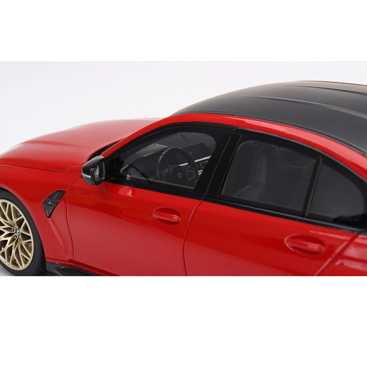 BMW M3 M-Performance (G80) Toronto Red Metallic - 1:18 Scale Resin Model Car