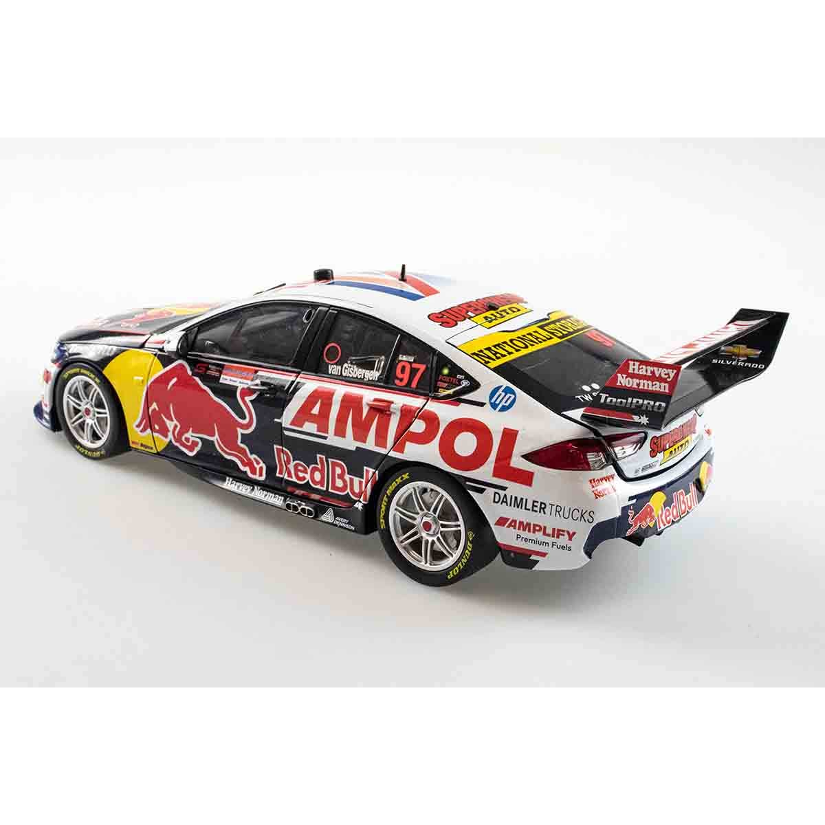HOLDEN ZB COMMODORE - RED BULL AMPOL RACING #97 - SHANE VAN GISBERGEN - 2021 CHAMPIONSHIP WINNER - 1:18 Scale Diecast Model Car