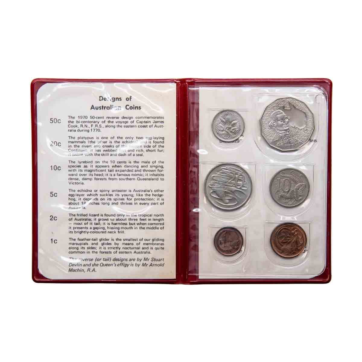 Australia 1970 6-Coin Mint Set – Downies Collectables