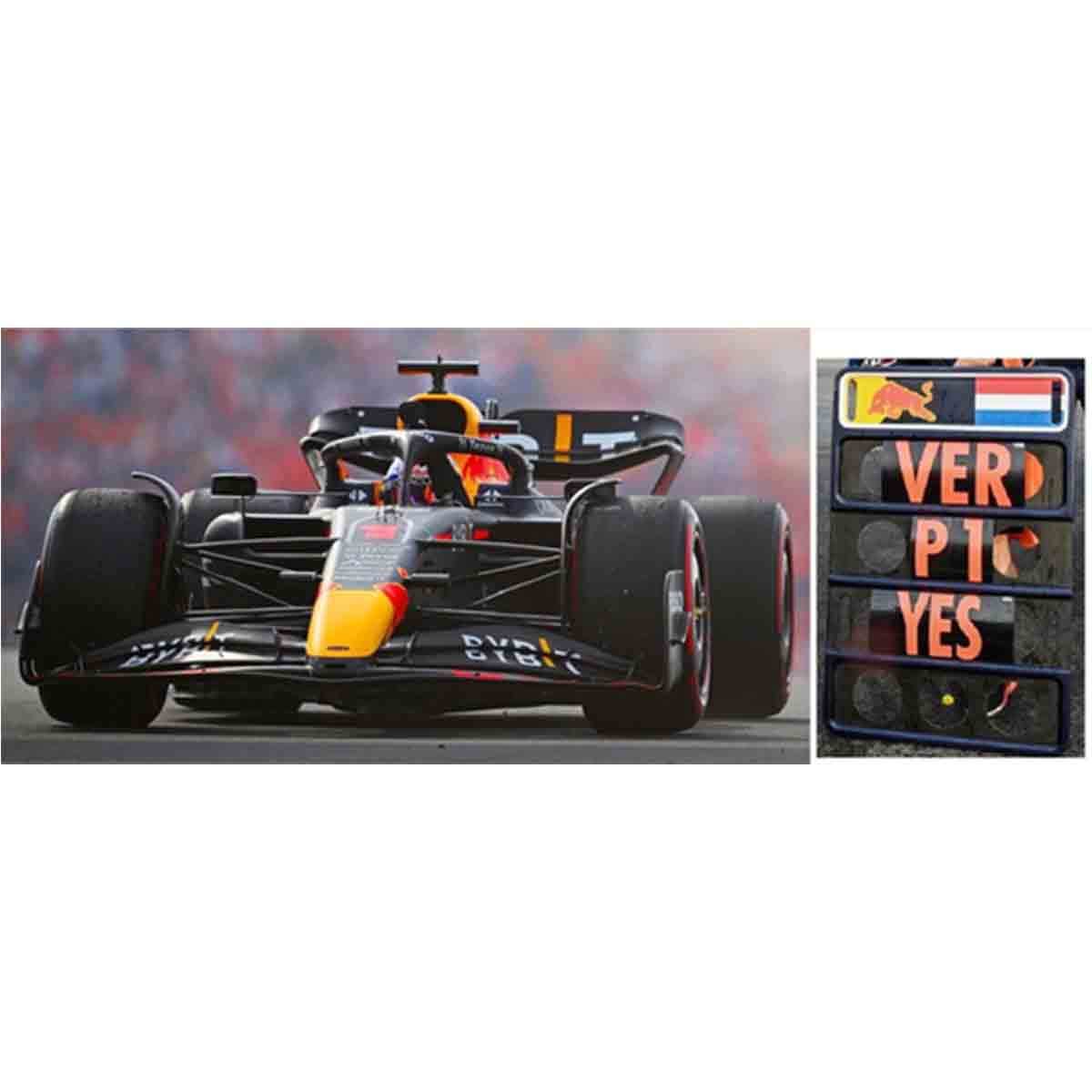Oracle Red Bull Racing RB18 No.1 Oracle Red Bull Racing - Winner Dutch GP 2022 - Max Verstappen.  30th Career Win - 1:18 Scale Resin Model Car