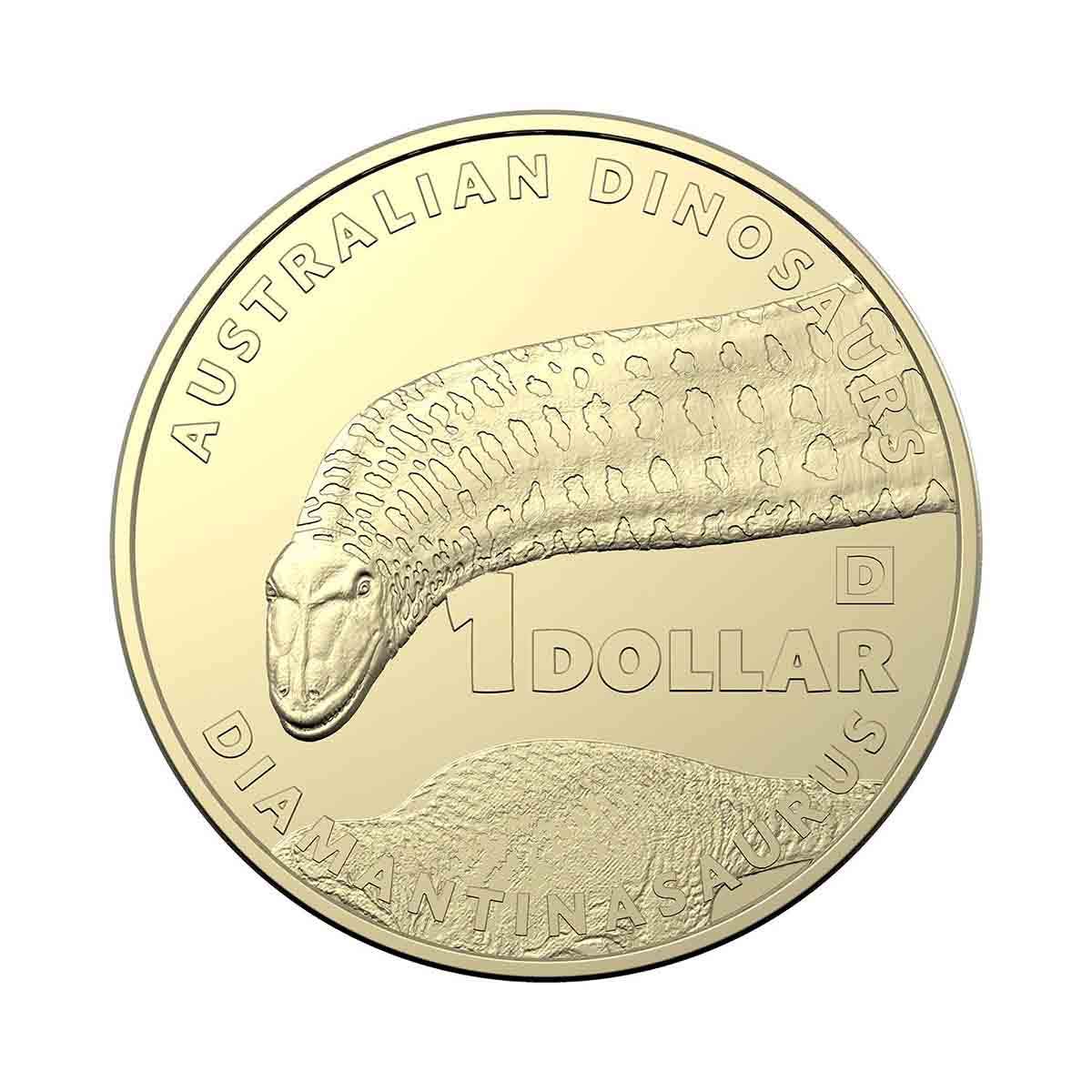 Australian Dinosaurs 2022 $1 Uncirculated Privy Mark Four-Coin Collection