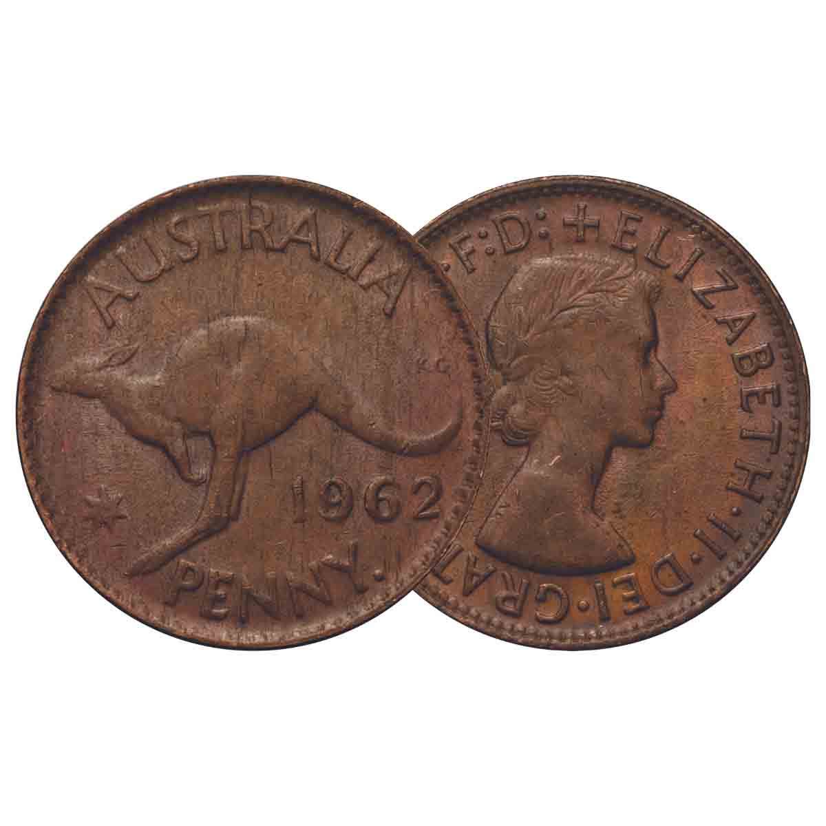 Australia Elizabeth II 1953-64 Very Fine-Extremely Fine 6-Coin Set
