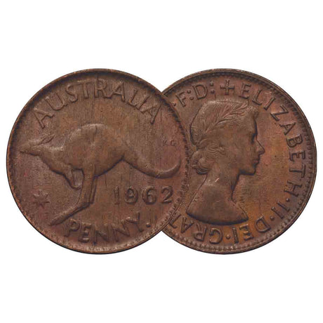 Australia Elizabeth II 1953-64 Very Fine-Extremely Fine 6-Coin Set