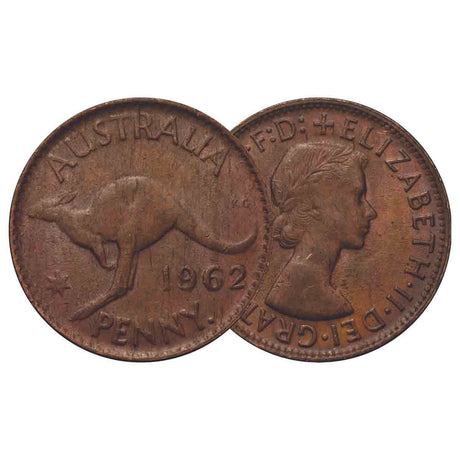 Australia Elizabeth II 1953-64 Very Fine-Extremely Fine 6-Coin Set