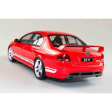 FPV BF MKII GT-P - VIXEN RED with WINTER WHITE STRIPES - 1:18 Scale Resin Model Car