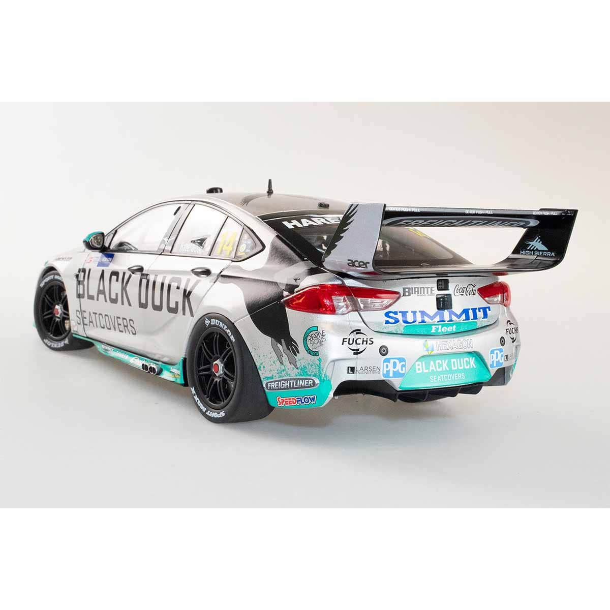 Holden ZB Commodore - Team Black Duck - #14, T.Hazelwood - Pole Position, Race 24, Robson Civil Projects Townsville SuperSprint - 1:18 Scale Diecast Model Car