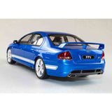 FPV BF GT - SHOCKWAVE BLUE with WINTER WHITE STRIPES - 1:18 Scale Resin Model Car