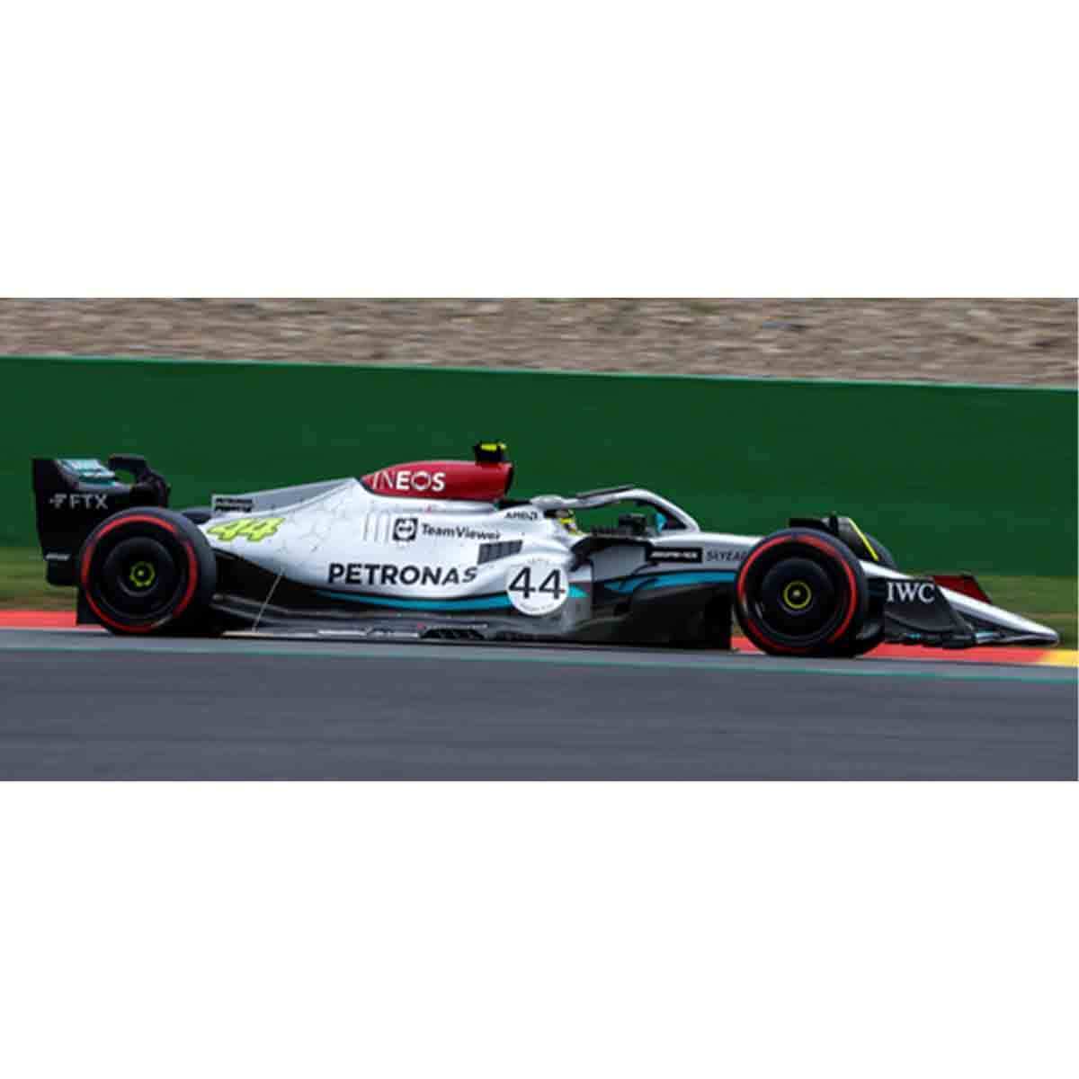 Mercedes-AMG Petronas F1 W13 E Performance No.44 Mercedes-AMG Petronas F1 Team - Belgian GP 2022 - Lewis Hamilton - 1:18 Scale Resin Model Car