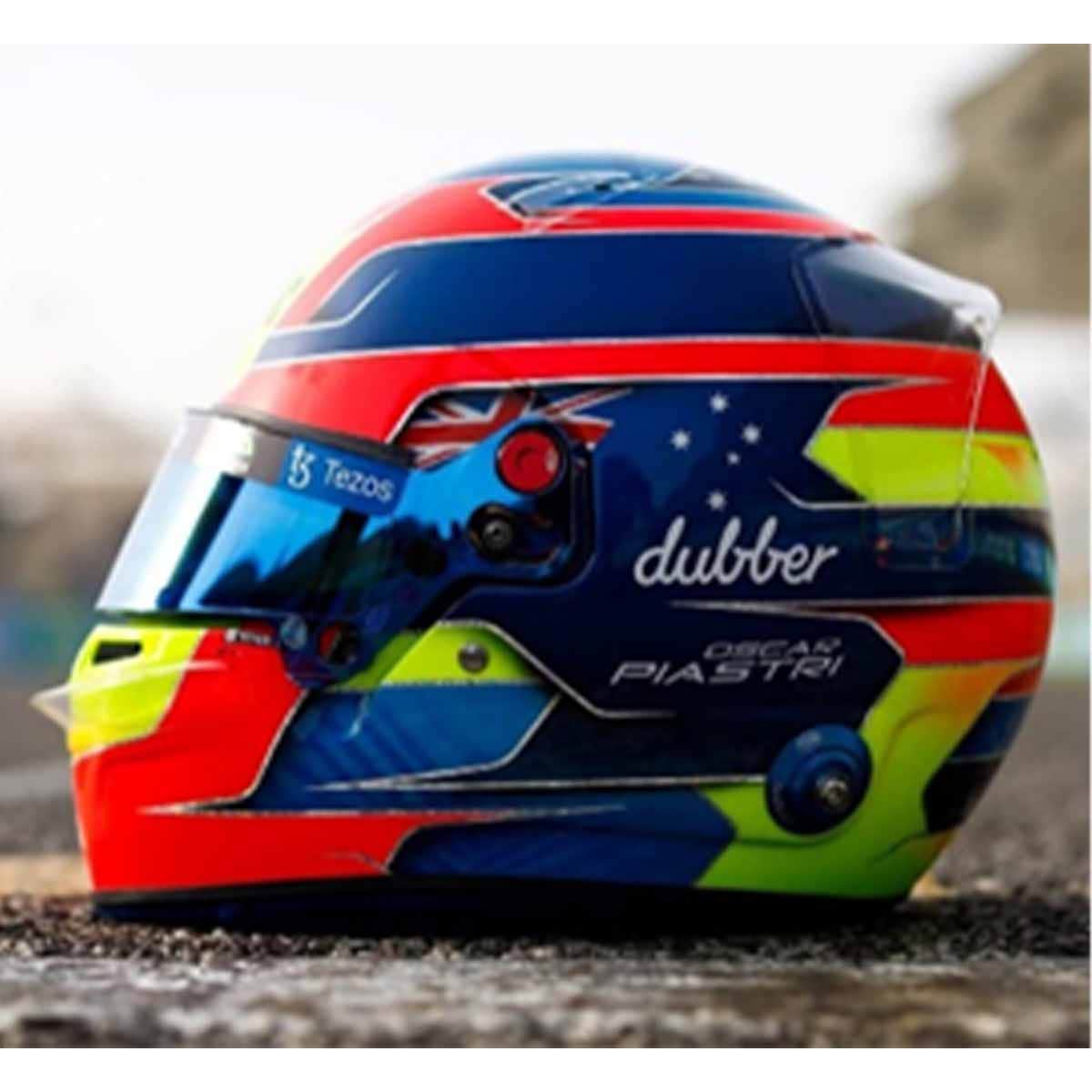 Oscar Piastri - McLaren - 2023 - 1:5 Scale Resin  Model Helmet