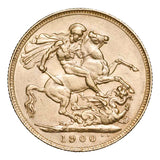 1900 Melbourne, Sydney, Perth Mintmark Gold Sovereign Trio Extemely Fine - about Uncirculated