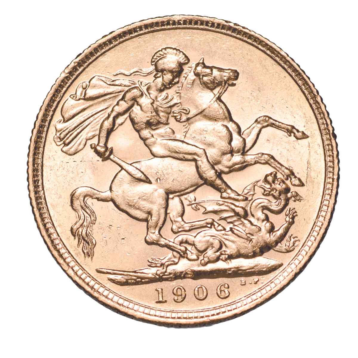 Edward VII 1906S Gold Half Sovereign Extremely Fine