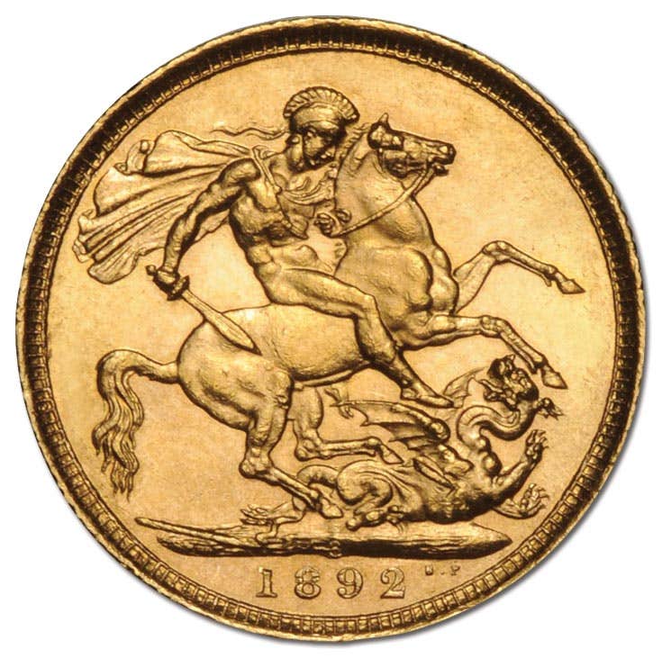 1887-93 Queen Victoria Jubilee Head Sovereign Very Fine-Extremely Fine