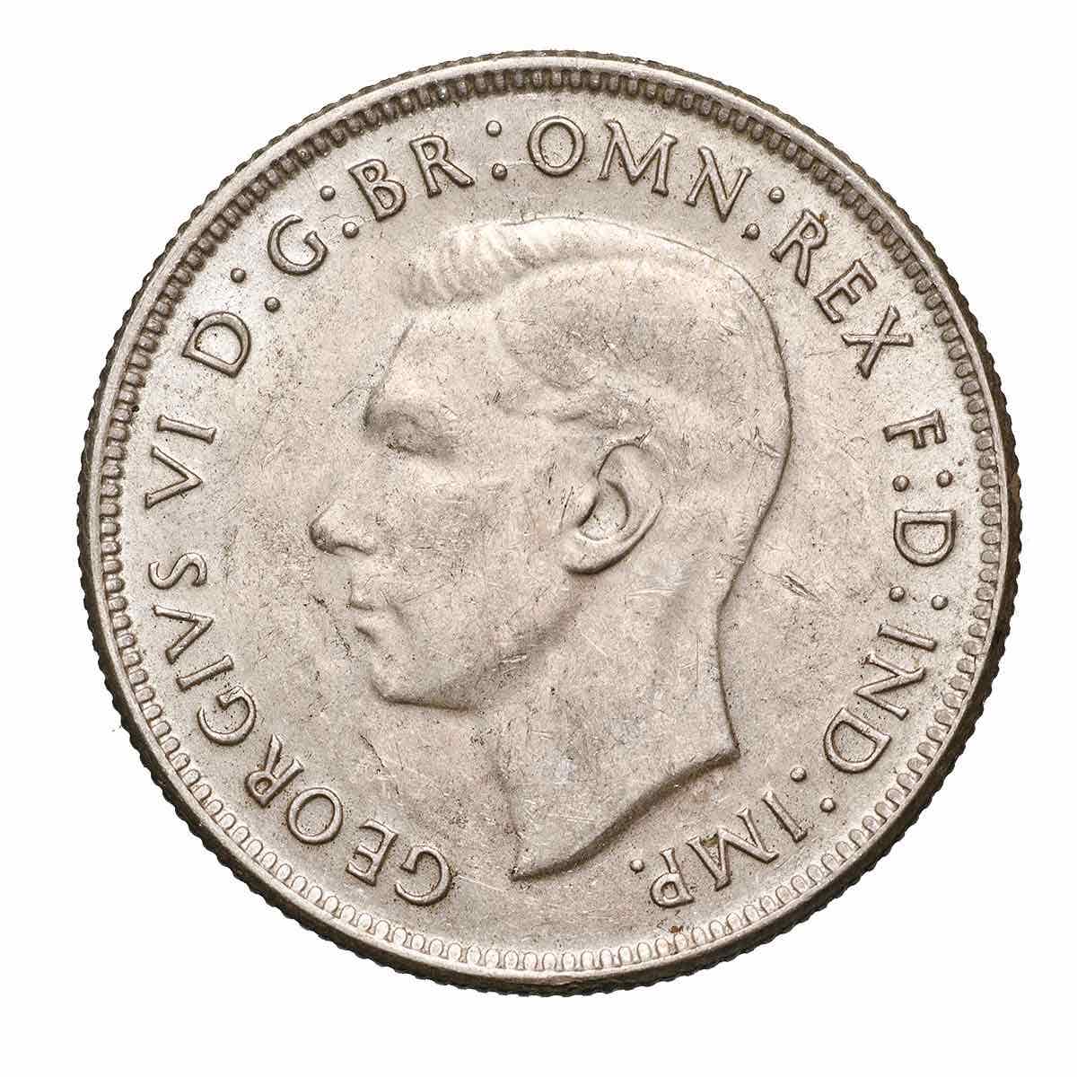 1944 Florin about Uncirculated