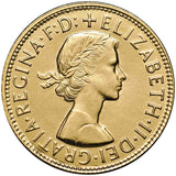 Australia Elizabeth II 1953-64 First Portrait Gold-plated Penny