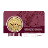 Australia Elizabeth II 1953-64 First Portrait Gold-plated Penny