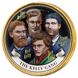 Ned Kelly Story Enamel Penny Collection